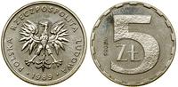 Polska, 5 złotych, 1989