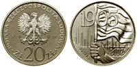 20 złotych 1980, Warszawa, 1905 - Łódź, PRÓBA NI
