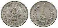 1 złoty 1949, Warszawa, wyśmienity egzemplarz, P