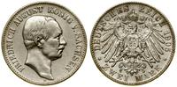 2 marki 1905 E, Muldenhütten, moneta czyszczona,