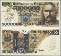 5.000.000 złotych 12.05.1995, seria AA, numeracj