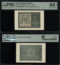1 złoty 1.08.1941, seria BE, numeracja 6589367, 