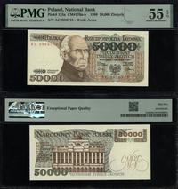 50.000 złotych 1.12.1989, seria AC, numeracja 39