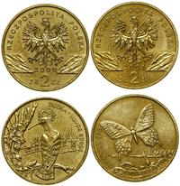 Polska, zestaw 2 x 2 złote, 2000, 2001