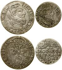 zestaw 2 monet, Kraków, szóstak 1625, trojak 162