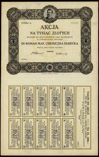Polska, 1 akcja na 1.000 złotych, 15.05.1927