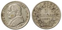 1 lir 1867/R, Rzym