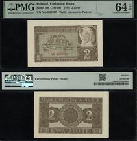 2 złote 1.08.1941, seria AG, numeracja 4266793, 