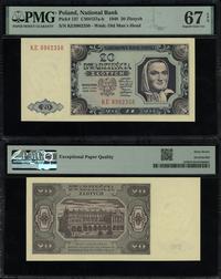 20 złotych 1.07.1948, seria KE, numeracja 090235