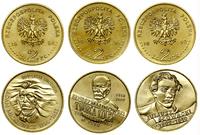 zestaw 3 x 2 złote 1998, 1999, Warszawa, 200-lec