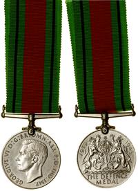 Medal Obrony od 1945, Głowa Jerzego VI w lewo, n