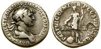 denar 114–117, Rzym, Aw: Popiersie cesarza w wie