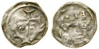 denar 1250–1325, Aw: Krzyż o wydłużonej podstawi