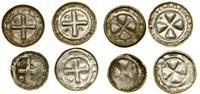 zestaw 4 x denar krzyżowy X/XI w., srebro (0.86 