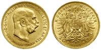10 koron 1909, Wiedeń, typ Marschall, złoto, 3.3