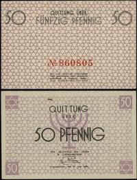 50 fenigów 15.05.1940, numeracja 860805 w kolorz