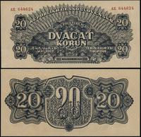 20 koron 1944, seria AK, numeracja 644624, perfo