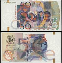 banknot testowy - 50 units 2001, wyprodukowany w