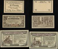 zestaw 3 bonów 1917–1921, w zestawie: 10 fenigów