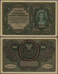 500 marek polskich 23.08.1919, seria I-BG, numer