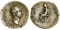 denar 134–138, Rzym, Aw: Popiersie cesarza w wie