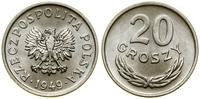 20 groszy 1949, Warszawa, aluminium, Parchimowic