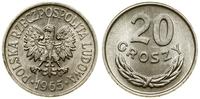20 groszy 1965, Warszawa, aluminium, Parchimowic