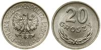 20 groszy 1966, Warszawa, aluminium, Parchimowic