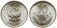 10 groszy 1961, Warszawa, aluminium, Parchimowic