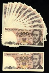 59 x 100 złotych 1.06.1986 i 1.12.1988, serie: N