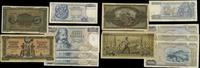 Grecja, zestaw 6 banknotów greckich, 1942–1984