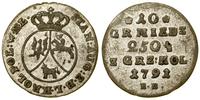 10 groszy miedziane 1791 EB, Warszawa, miejscowy