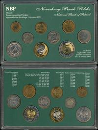 zestaw monet III RP wprowadzonych do obiegu 1.01