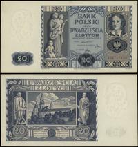 20 złotych 11.11.1936, seria AD, numeracja 27178