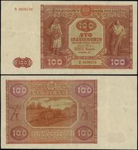100 złotych 15.05.1946, seria E, numeracja 86960