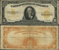 10 dolarów 1922, seria H 91498324, żółta pieczęć