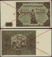 1.000 złotych 15.07.1947, czerwone dwukrotne skr