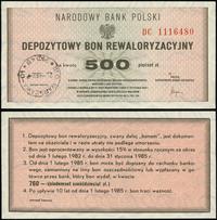 depozytowy bon rewaloryzacyjny na 500 złotych 19