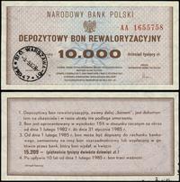 depozytowy bon rewaloryzacyjny na 10.000 złotych