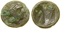 semiuncja ok. 217–215 pne, Rzym, Aw: Głowa Merku