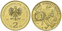 2 złote 2001, Szlak Bursztynowy, Nordic Gold, Pa
