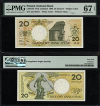 20 złotych 1.03.1990, seria A, numeracja 2776333