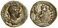 denar 119–122, Rzym, Aw: Głowa cesarza w wieńcu 