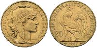 20 franków 1907, złoto 6.46 g
