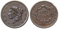 1 cent 1837, Filadelfia, litery średniego rozmia