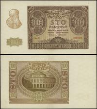 100 złotych 1.03.1940, seria E, numeracja 604540