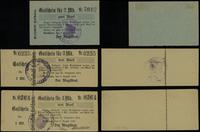 zestaw 3 banknotów, w zestawie: 2 marki 1914, 2 