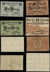 zestaw 4 banknotów 1917–1920, w zestawie: 10 fen