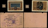 zestaw 3 banknotów 1921–1923, w zestawie: 10 fen