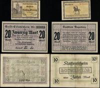 zestaw 3 banknotów 1918–1921, w zestawie: 50 fen